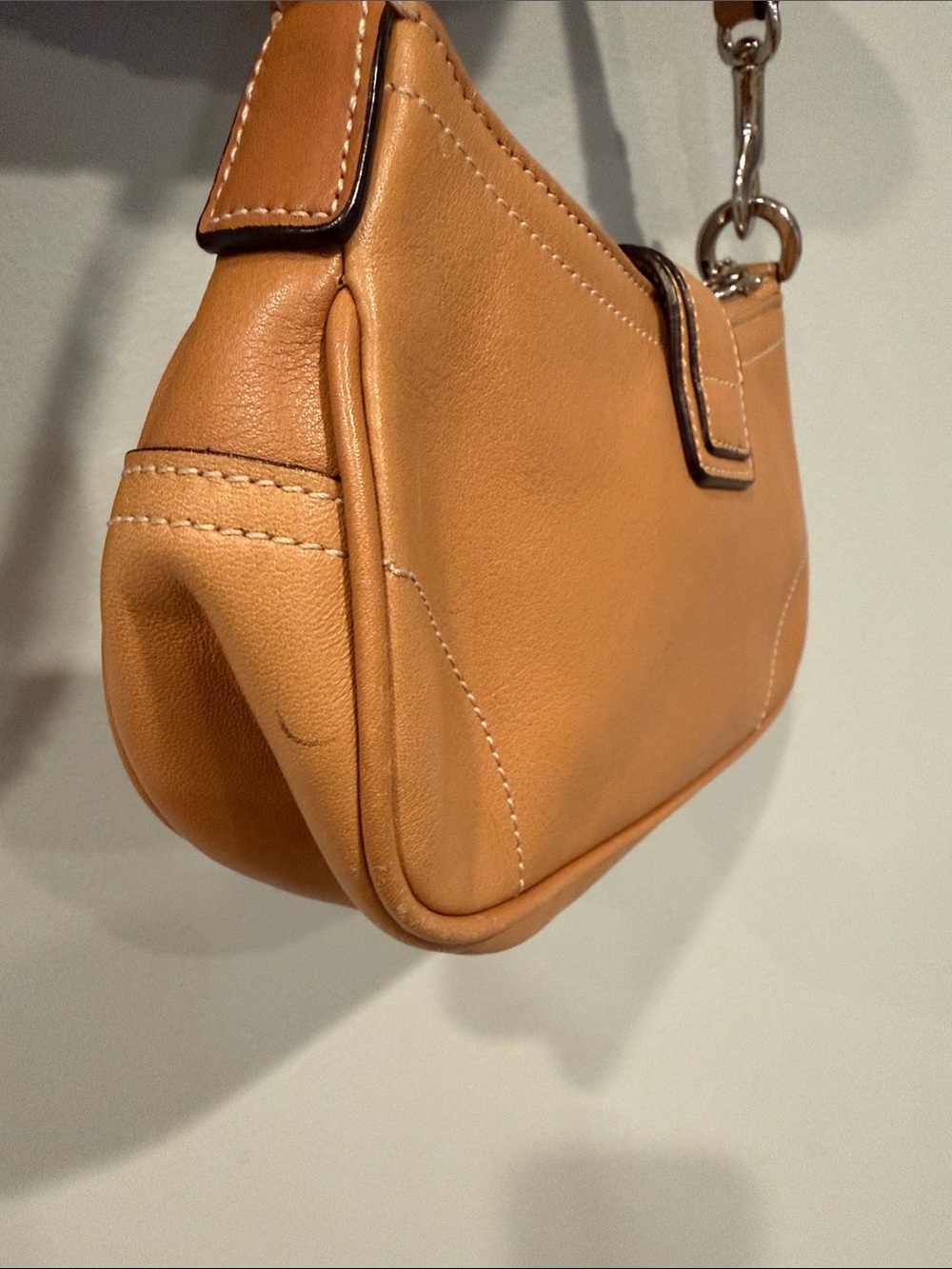 Coach Y2K Hampton Demi Tan Leather SoHo Buckle Mini Bag #7542 Vintage - Picture 5 of 10